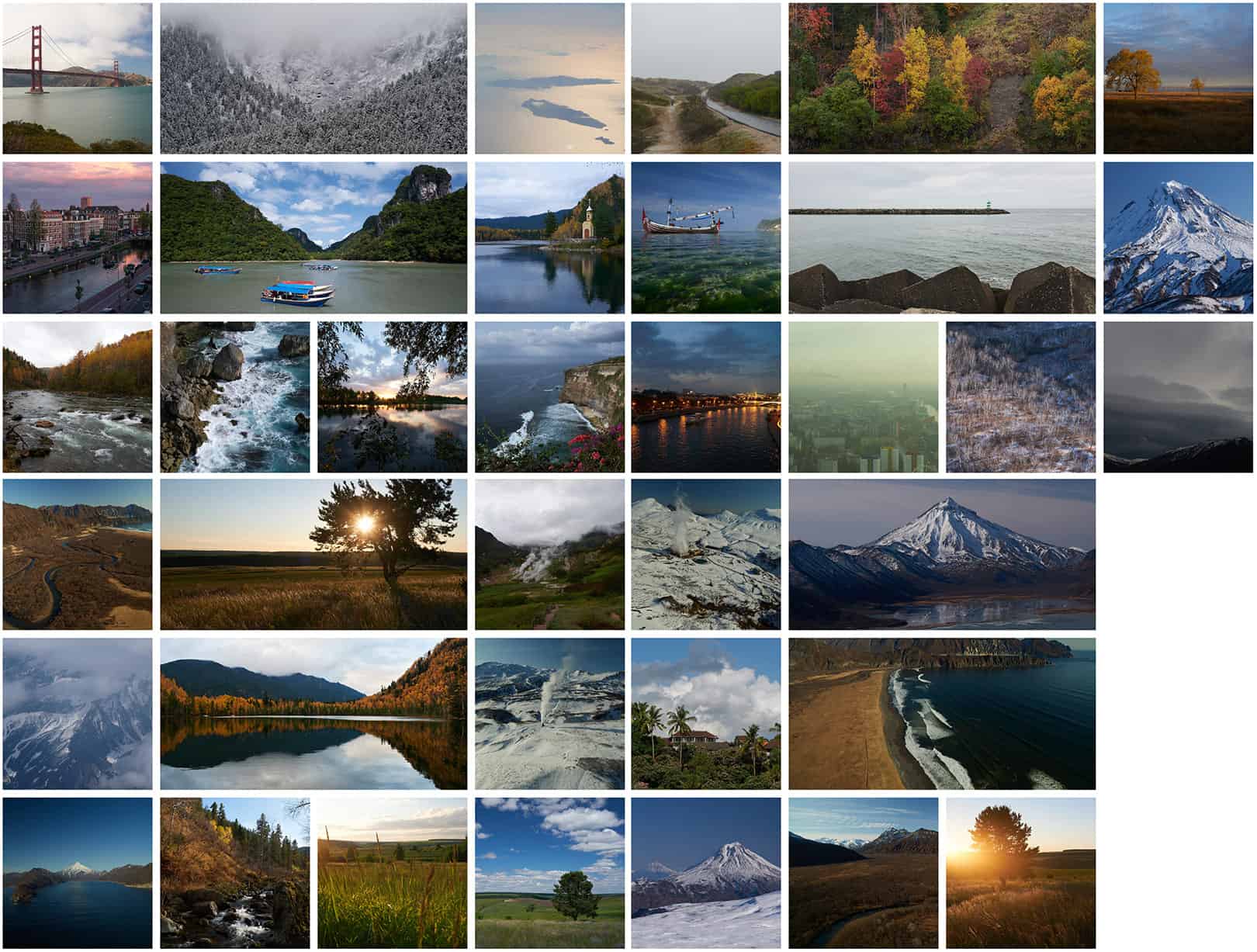 Photos de paysages