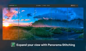 Panorama Stitching, Luminar Neo