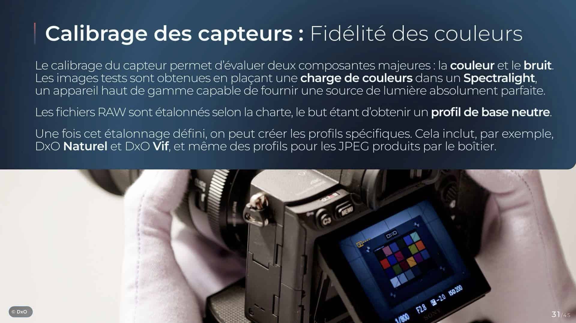 Calibrage des capteurs