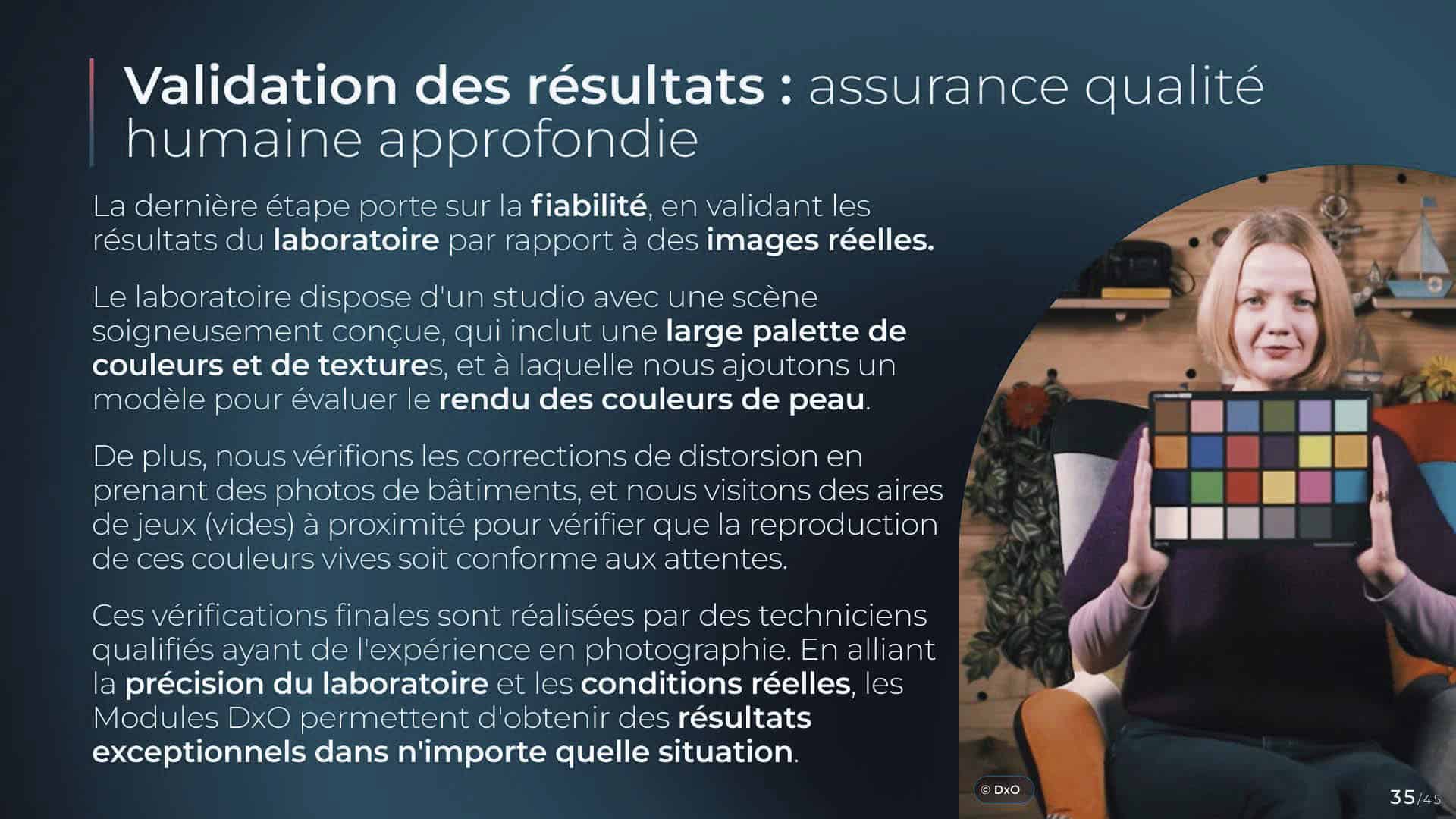 Validation des résultats