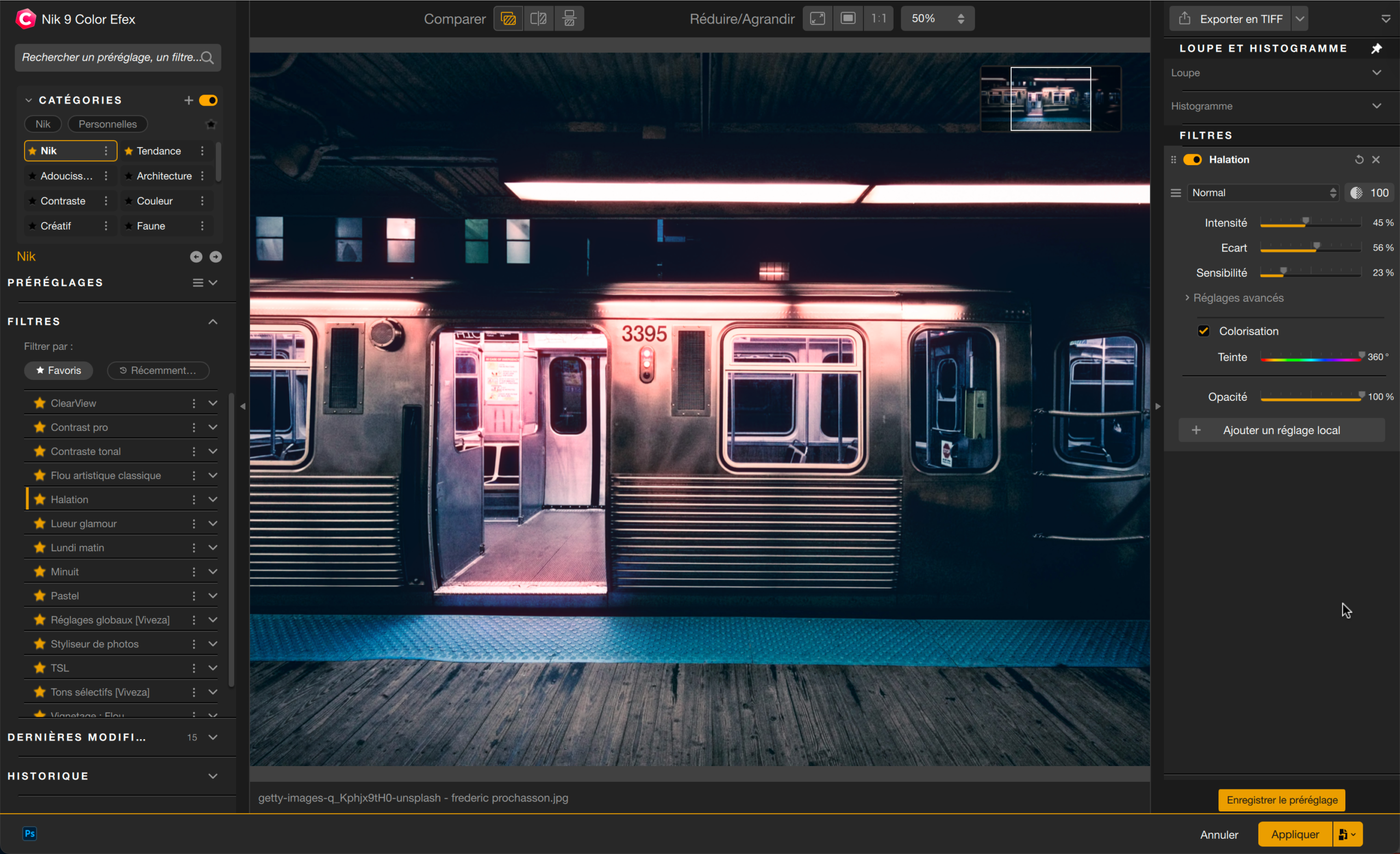 Halation - Nik Collection 9